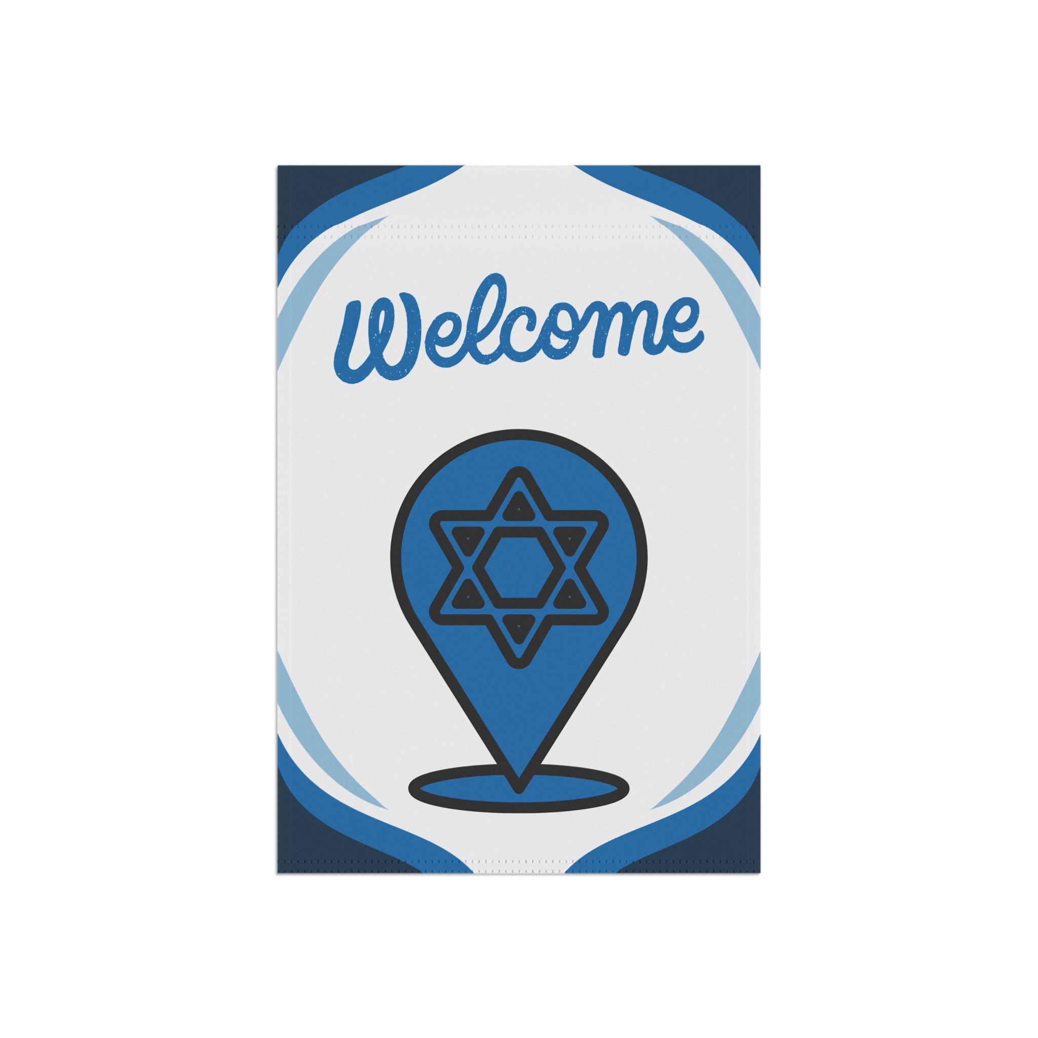 Jews Welcome Here Flag Banner