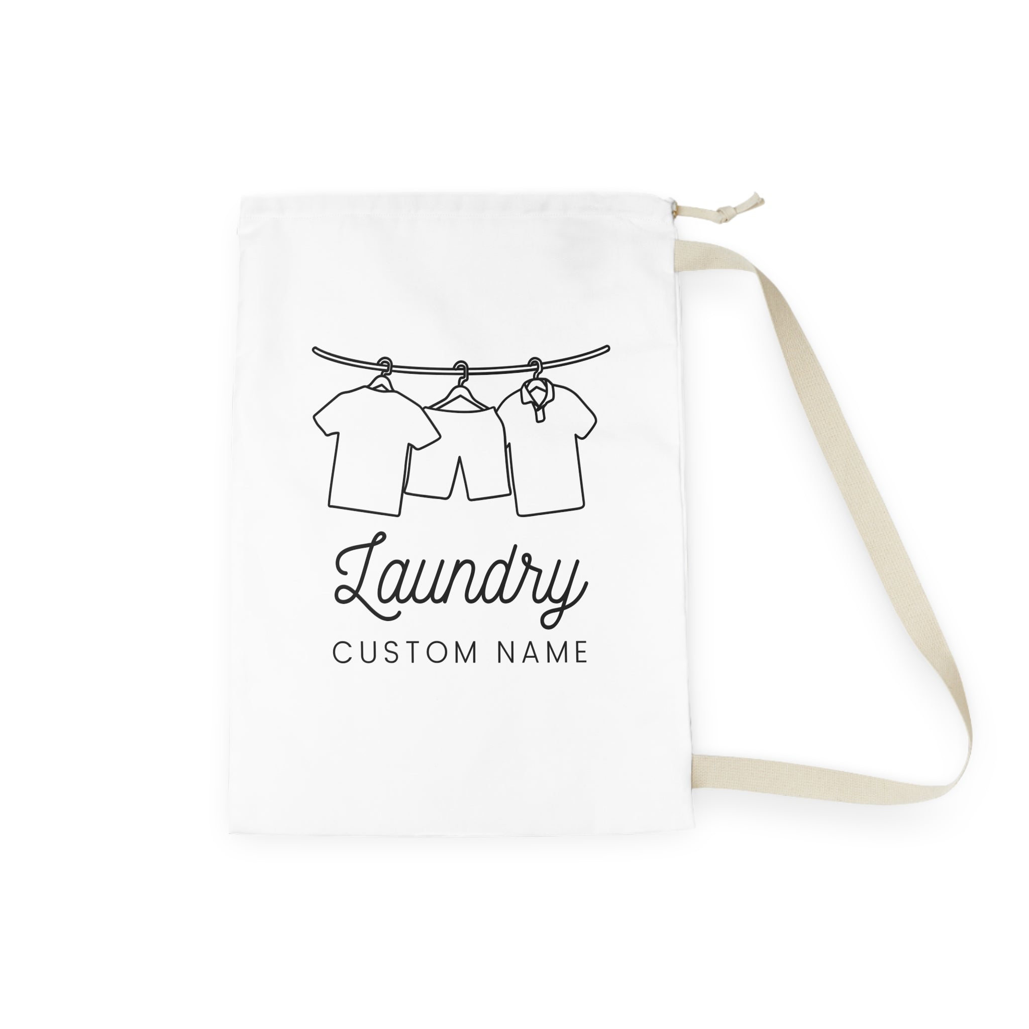 Custom Name Laundry Bag The Perfect Personalized Gift for Students and Laundry Day Essentials
