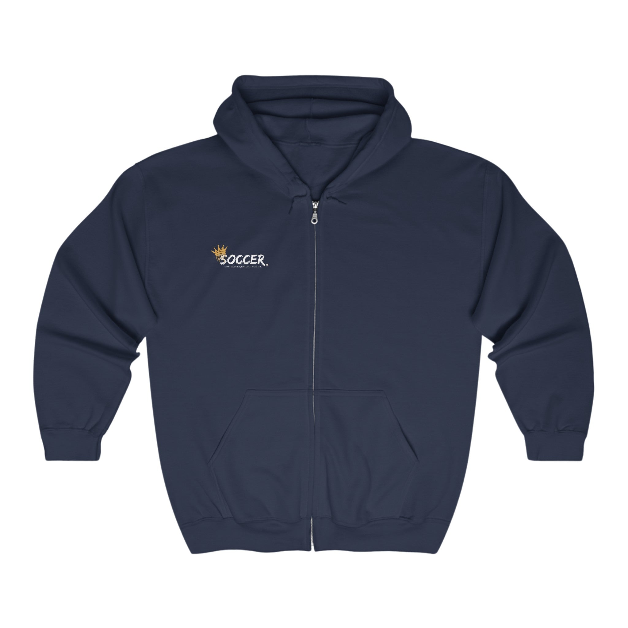 Soccer Unisex Heavy Blend™ Full Zip Hooded Sweatshirt