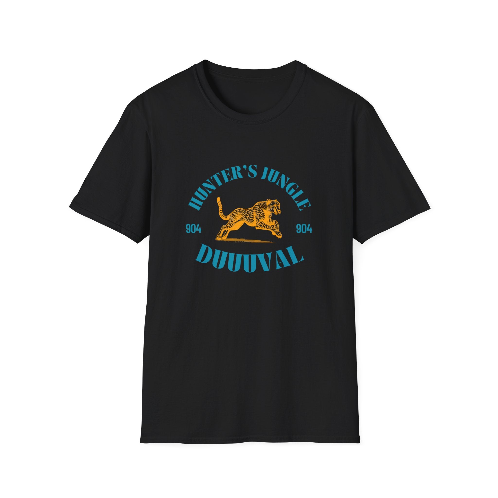 Hunter's Jungle  Soft T-Shirt - Duuuval Graphic Tee Vintage Travis Hunter T Shirt Jaguars Fans
