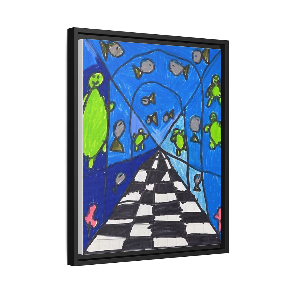 Creating Space Matte Canvas, Framed Art by Jackson Smith