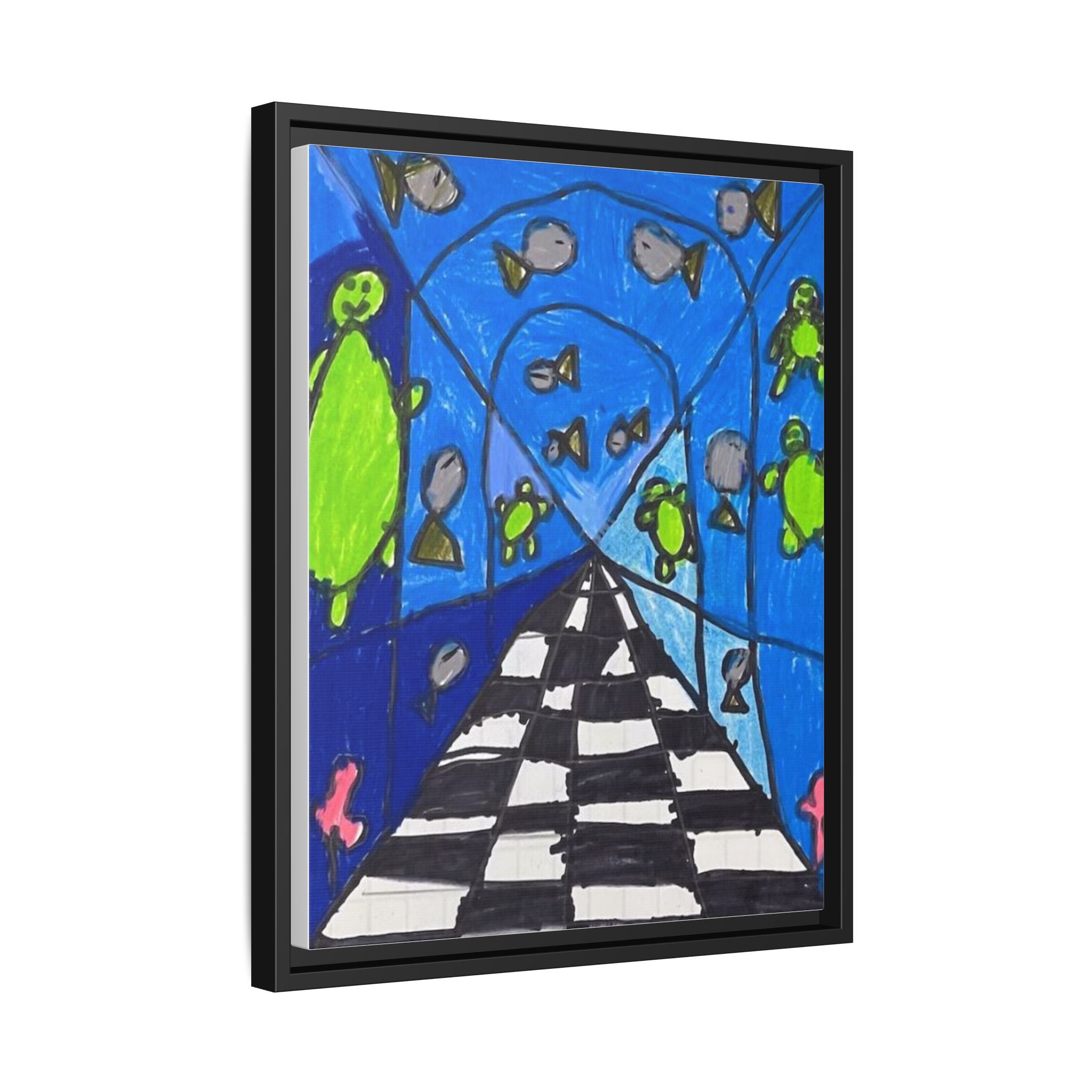 Creating Space Matte Canvas, Framed Art by Jackson Smith