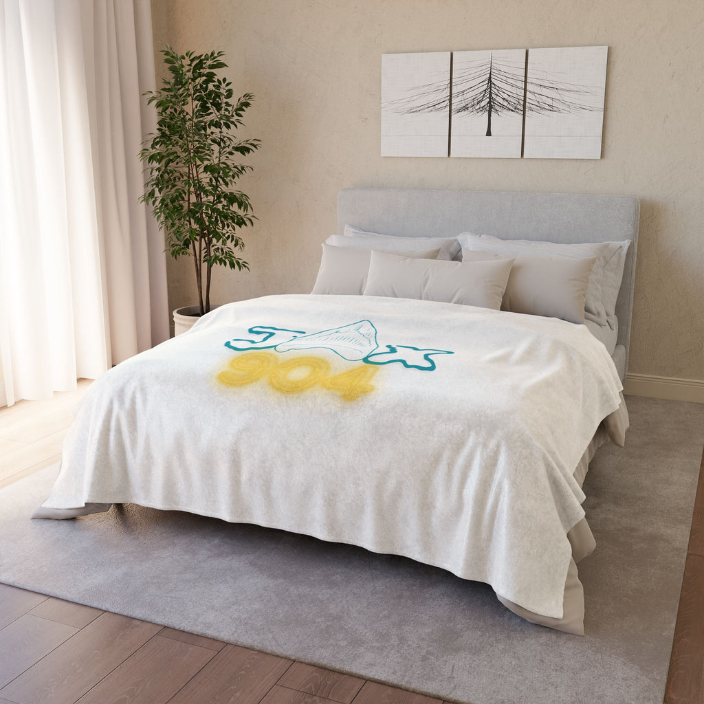 Shark Tooth Hunting 904 Soft Polyester Blanket