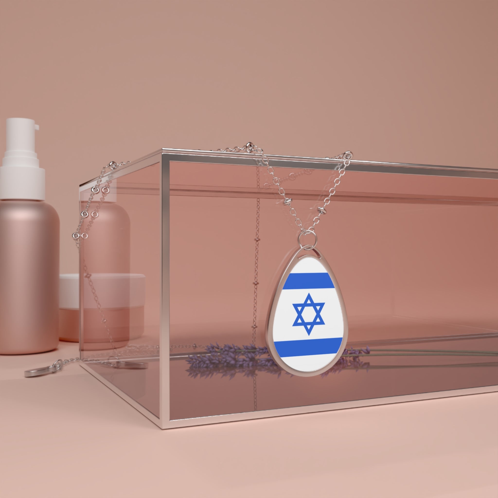 Jewish Gift Israeli Flag, Support Israel, Jewish Gifts, Jewish Necklace, , Am Yisrael Chai Jewish Mother's Day Gift