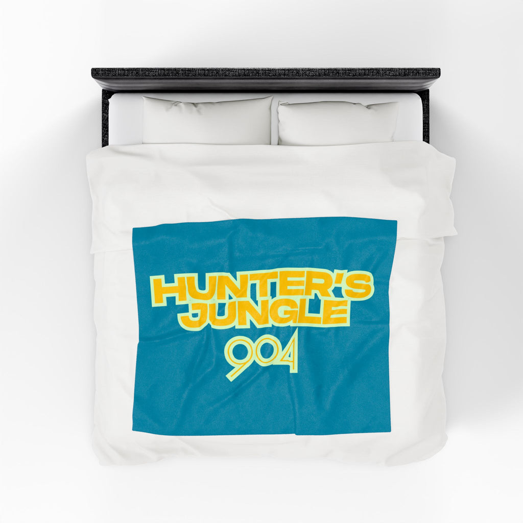 Hunter's Jungle Soft Throw Blanket 904 Duuuval Jaguars Throw Blanket Travis Hunter