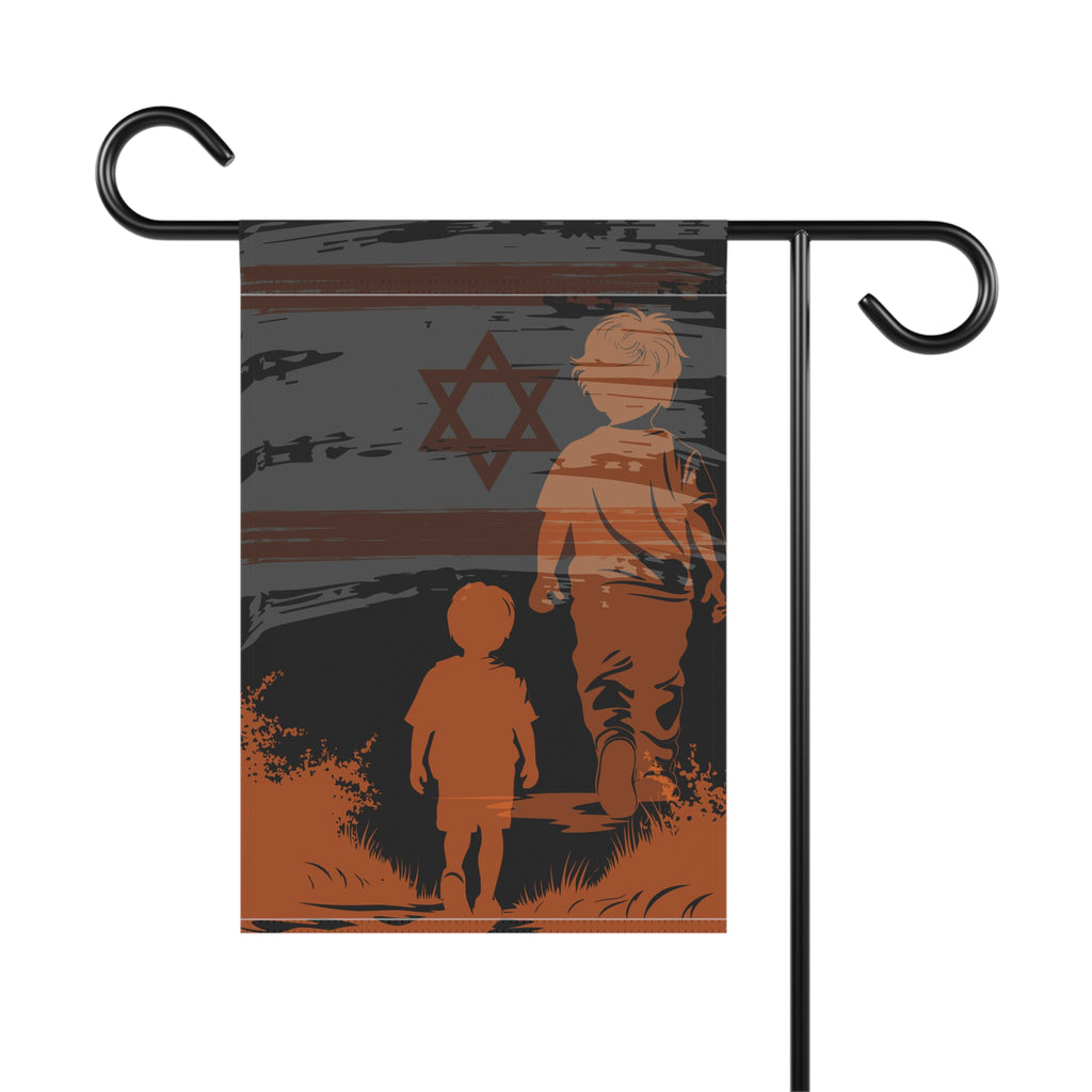 The Bibas Family Support The Bibas Family Memory Never Forget Bibas Family Black and Orange Flag