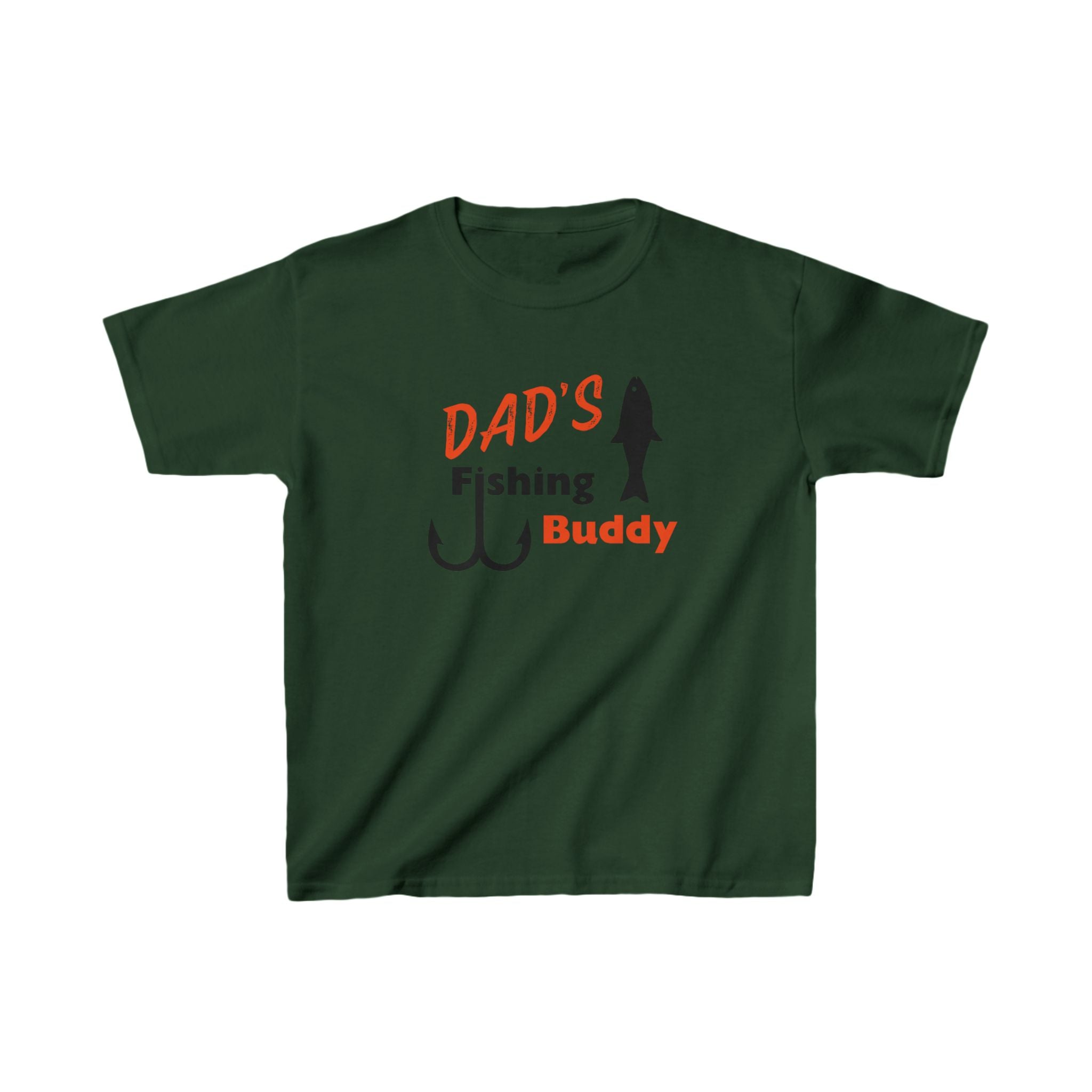 Dads Fishing Buddy Kids Heavy Cotton™ Tee