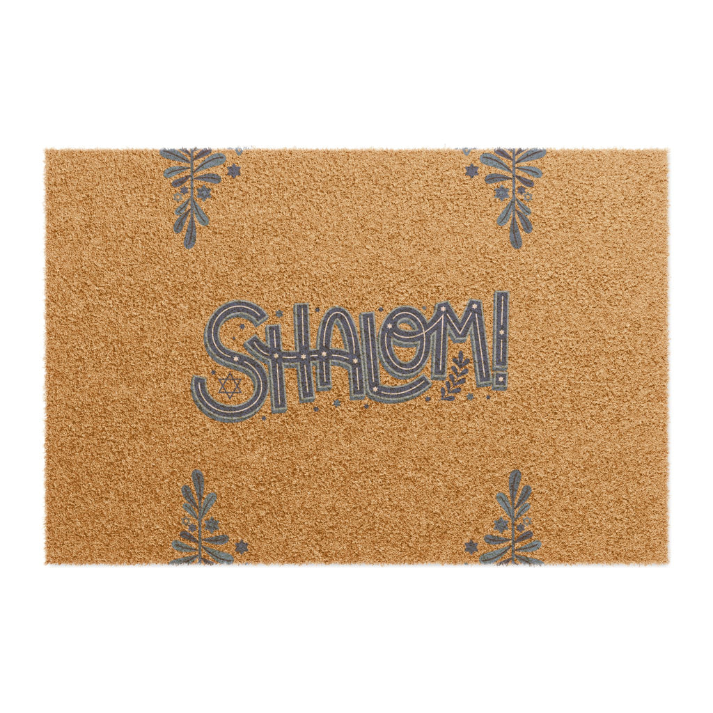 Doormat - Jewish Shalom Welcome Outdoor Mat for Jewish Pride