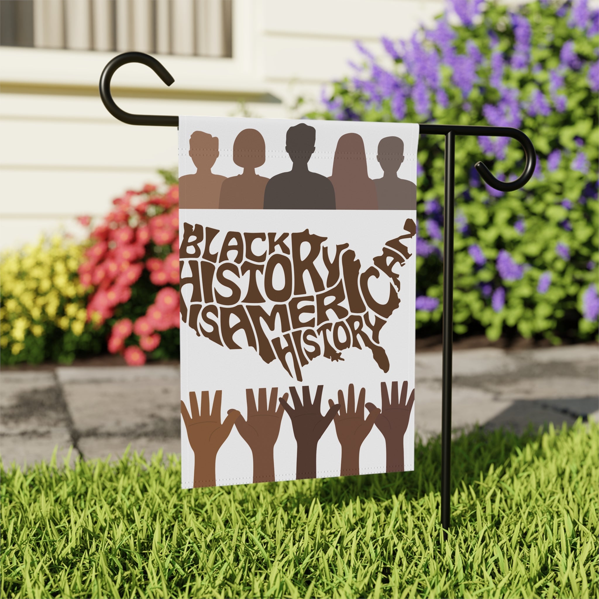 Black History Garden Flag Celebrate Black History American History Flag Black History Flag