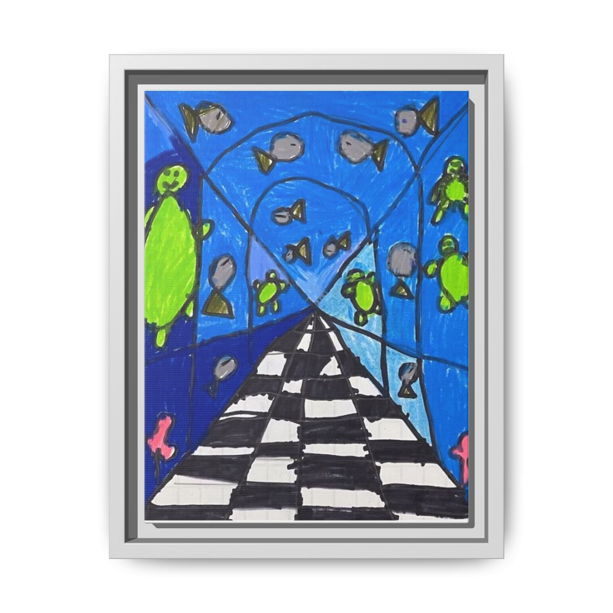 Creating Space Matte Canvas, Framed Art by Jackson Smith