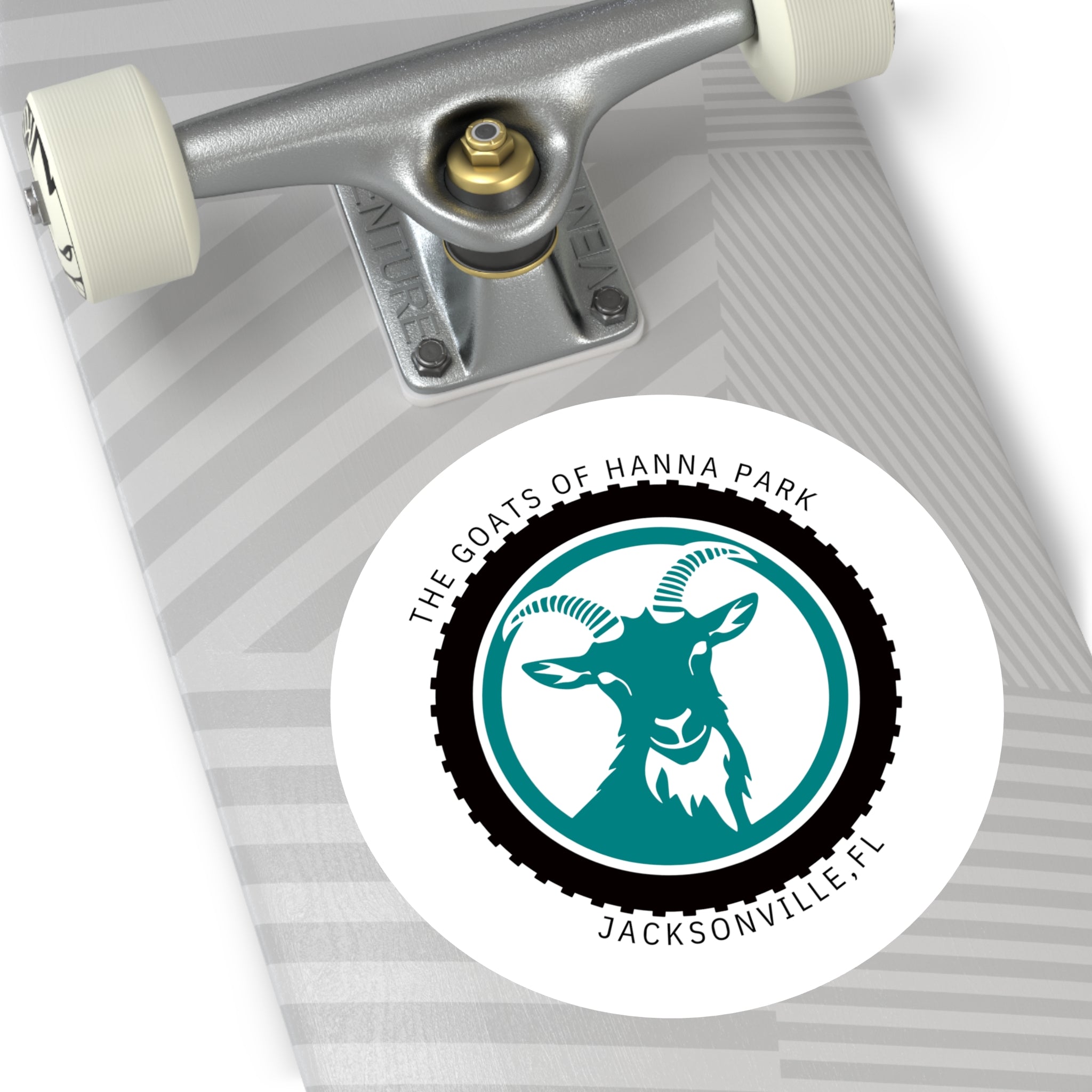 Goats of Hanna Round Vinyl Stickers