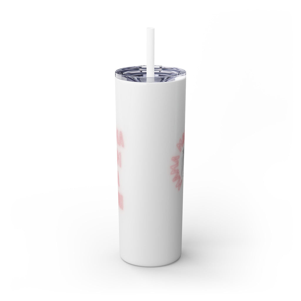 Mom Mama Ma Bruh Skinny Tumbler with Straw, 20oz