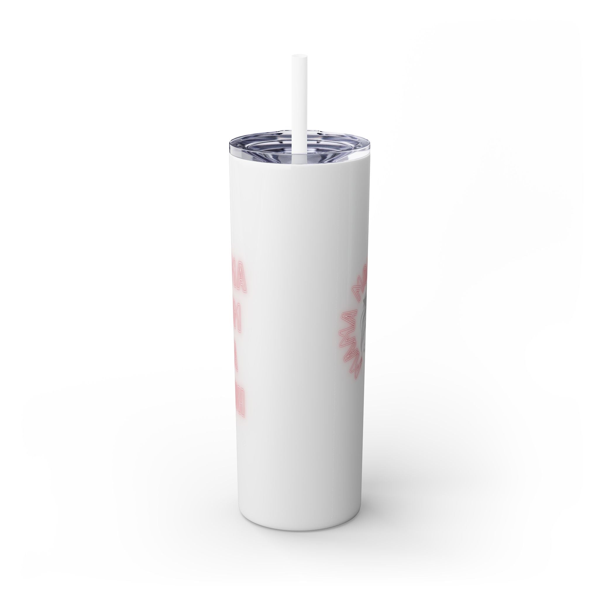 Mom Mama Ma Bruh Skinny Tumbler with Straw, 20oz