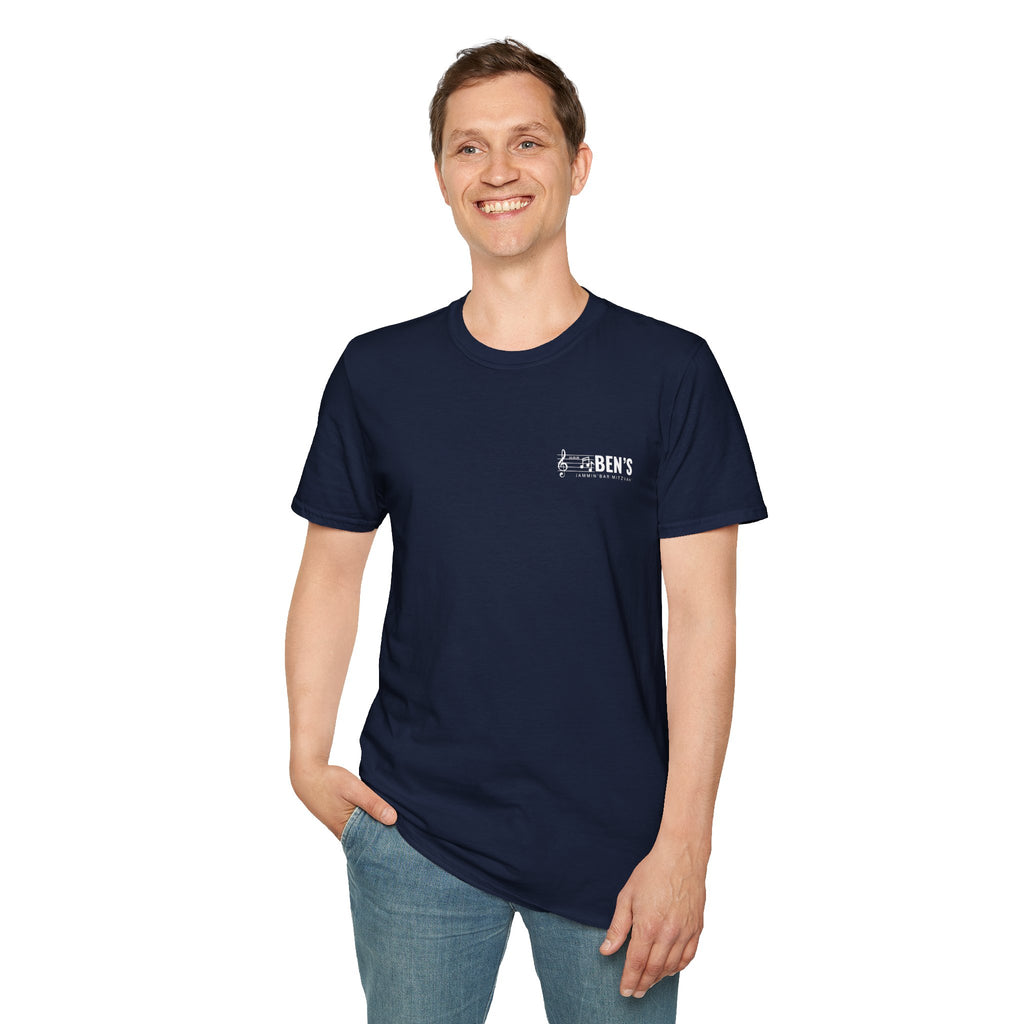 Custom Bar Mitzvah Tee (Ben) Unisex Softstyle T-Shirt Use Your Design or We Can Create One