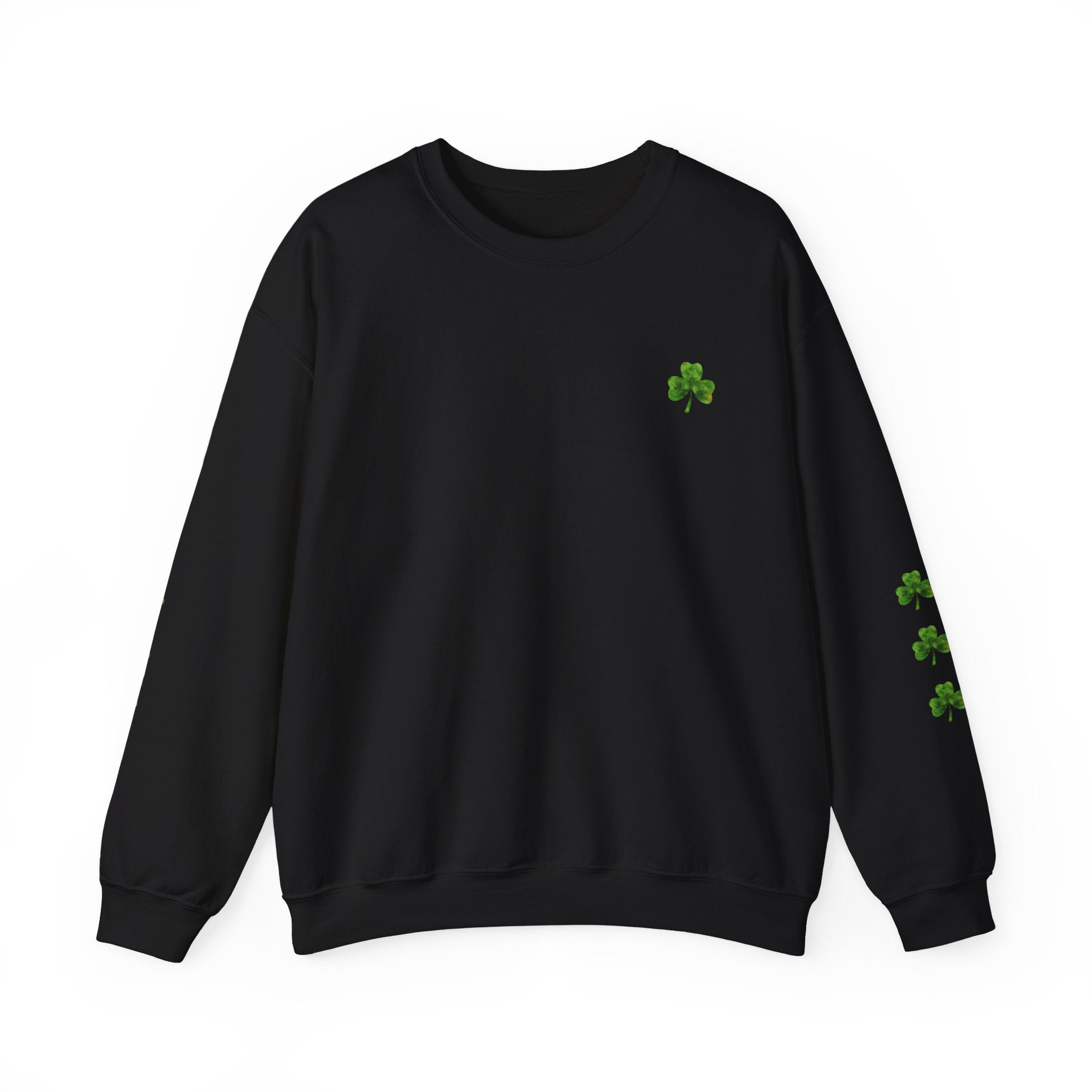 Custom Irish Flag Shamrock Sweatshirt St. Patrick's Day Sweatshirt Irish Pride Sweatshirt