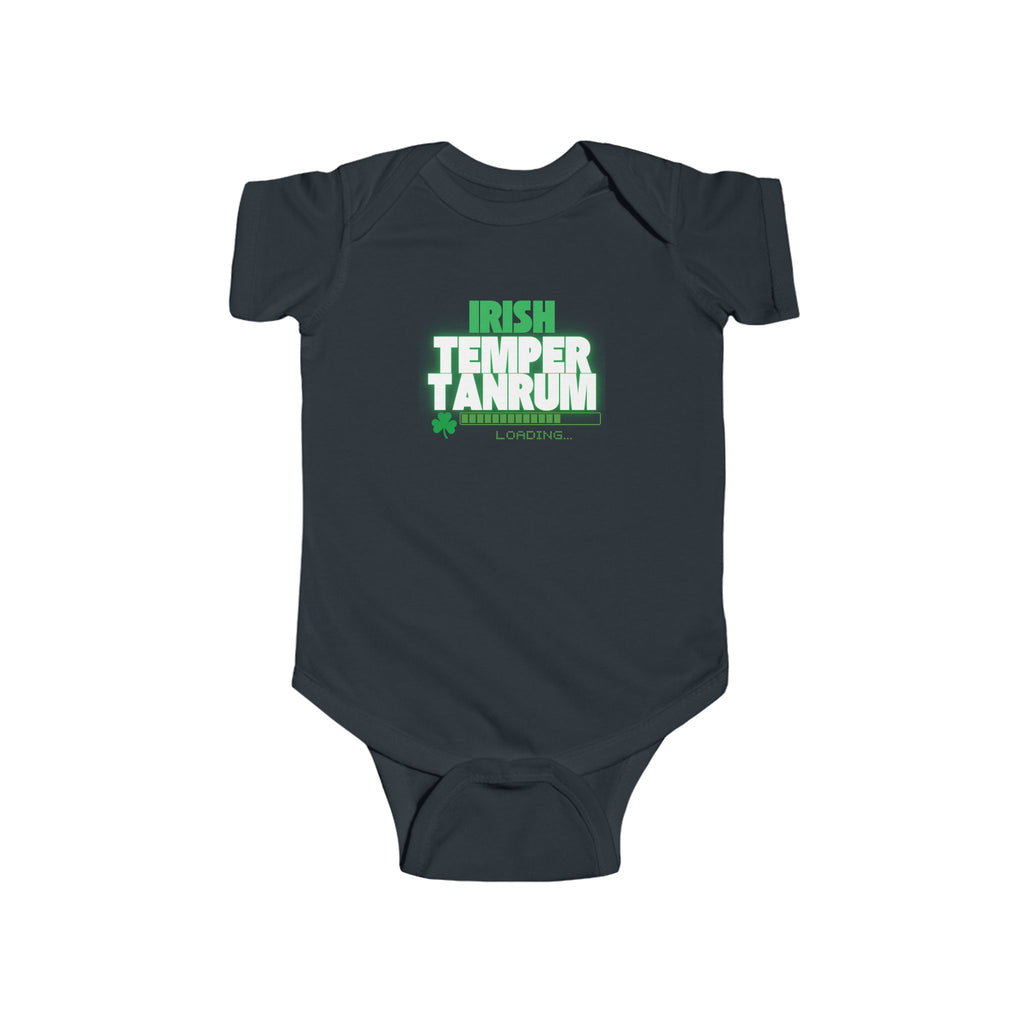 Irish Temper Tantrum Bodysuit, Cute Baby Outfit for St. Patrick's Day, Funny Infant Clothes, Gift for New Parents, Baby Shower Present