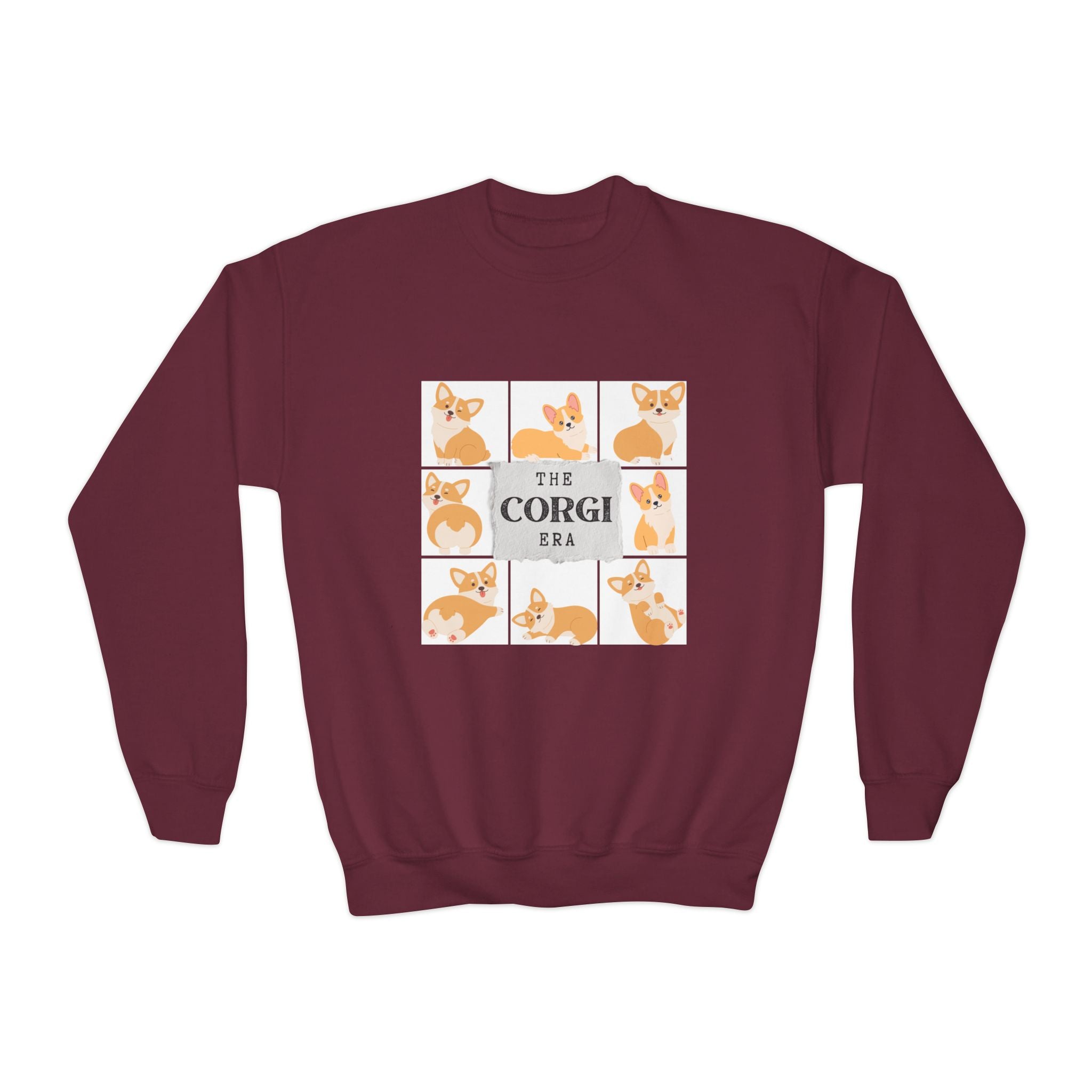 The Corgi Era Youth Crewneck Sweatshirt