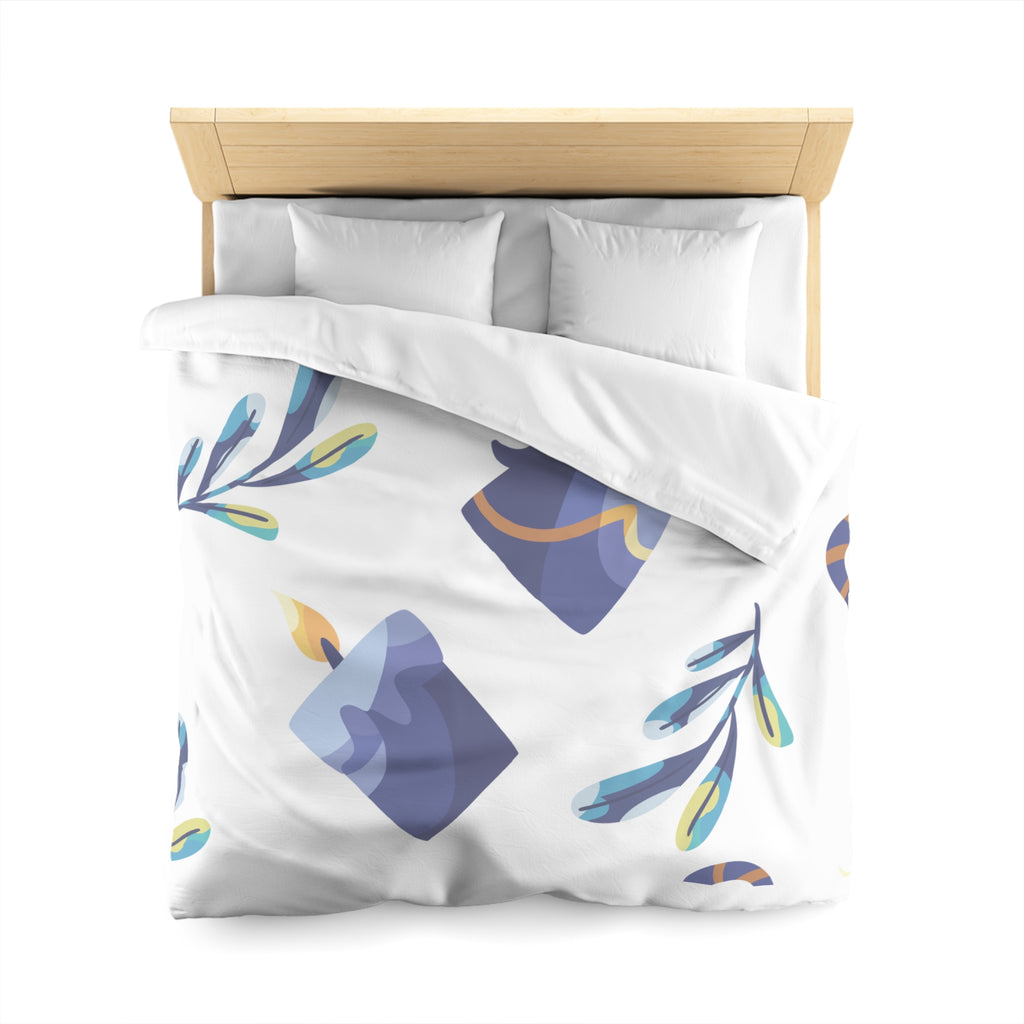 Hanukkah Microfiber Duvet Cover