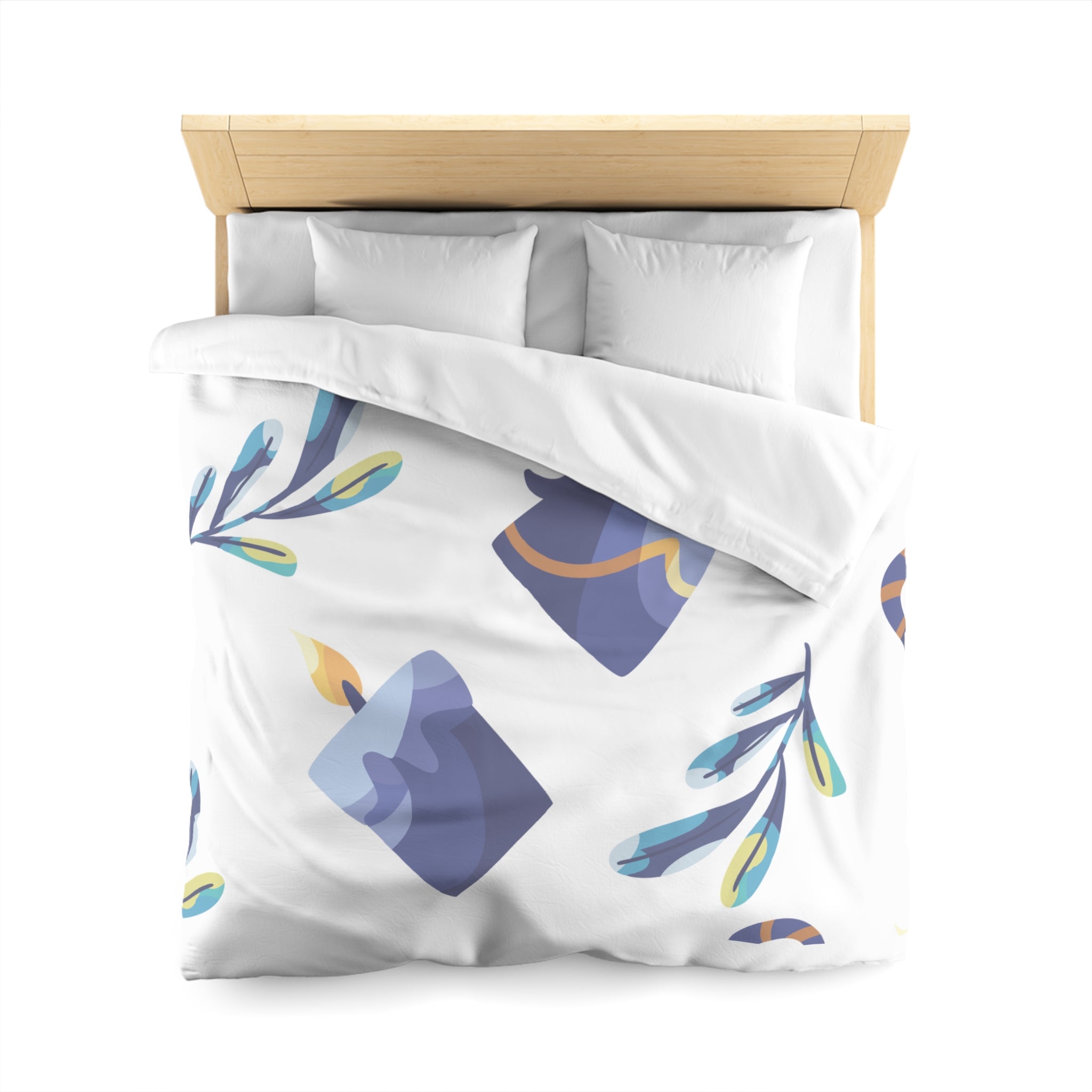 Hanukkah Microfiber Duvet Cover