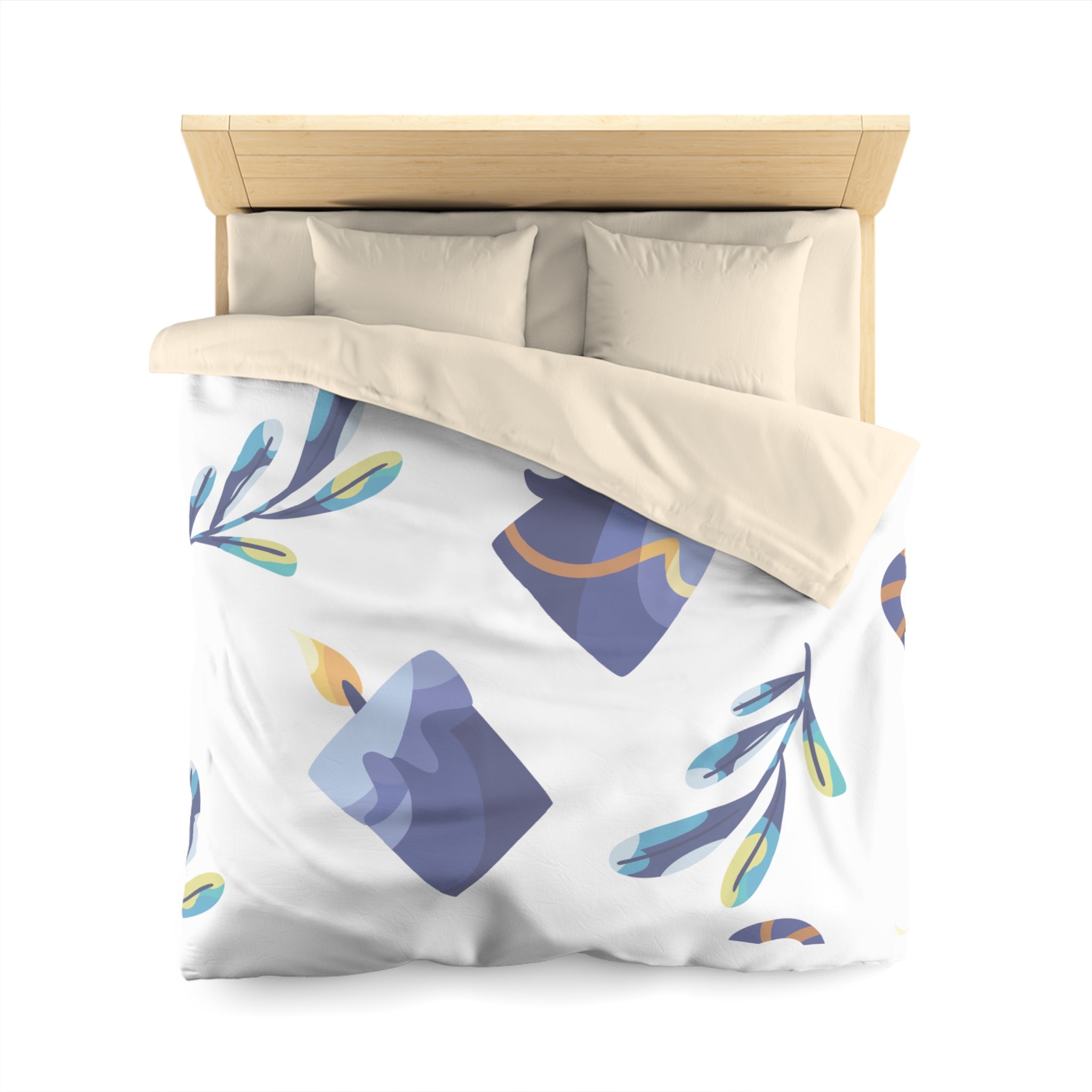 Hanukkah Microfiber Duvet Cover