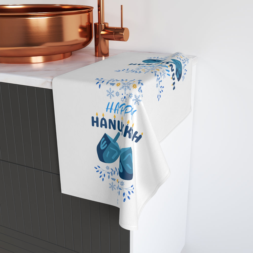 Hanukkah Hand Towel, Chanukah Dish Towel, Hanukkah Decor Towel