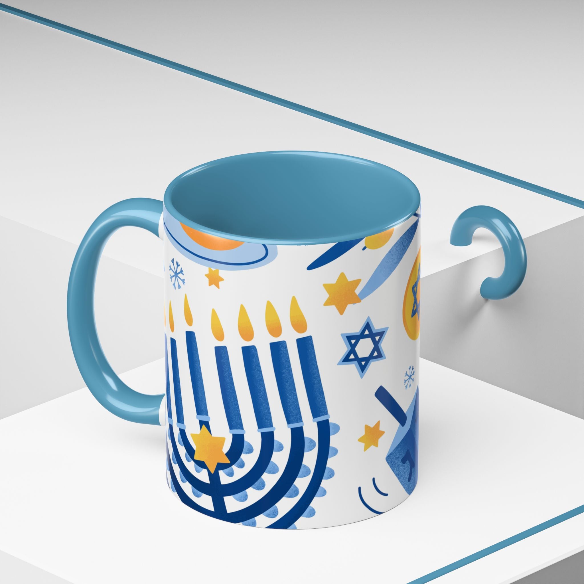 Hanukkah Accent Mug 11 oz