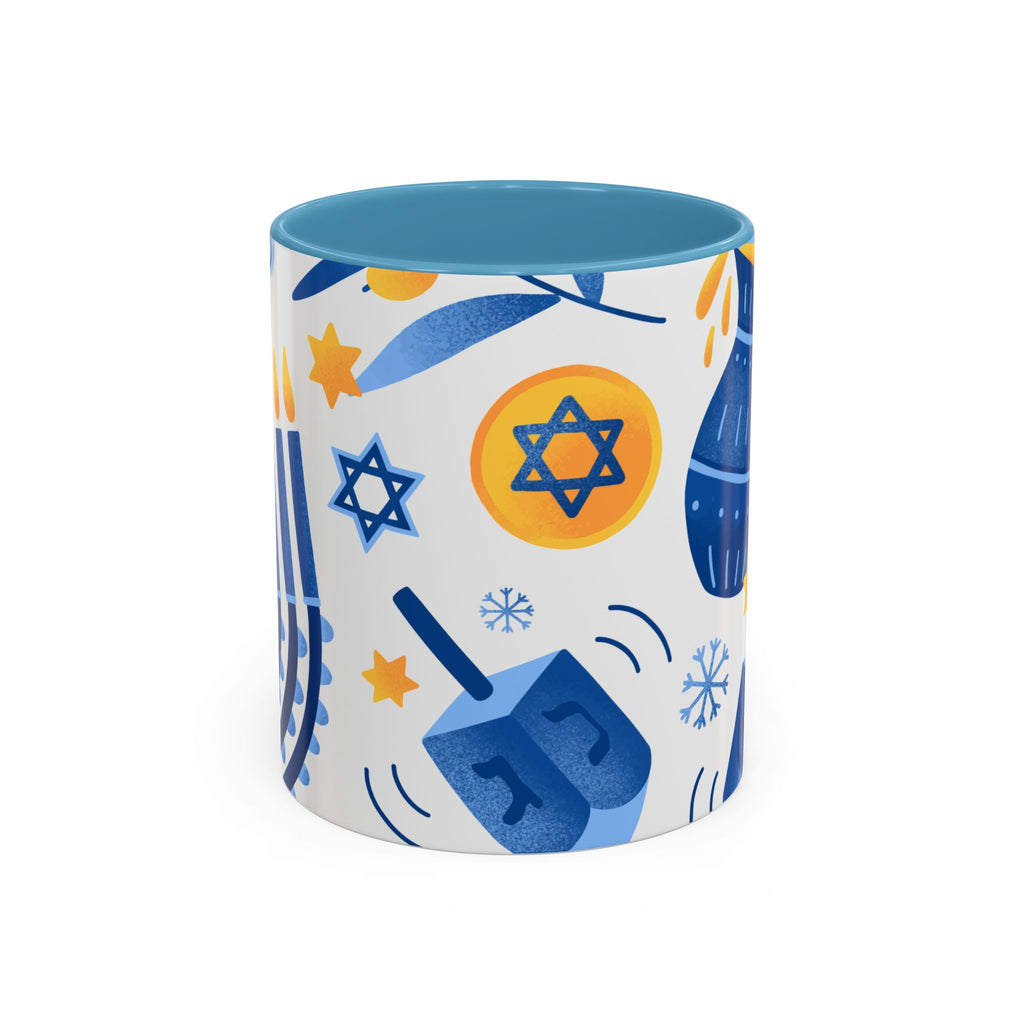 Hanukkah Accent Mug 15 oz
