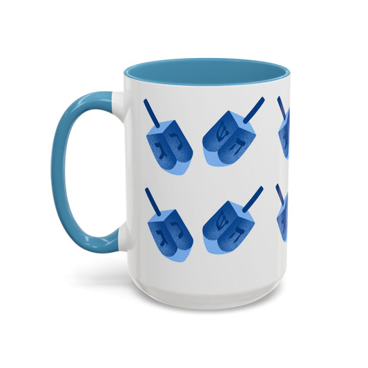 Dreidels Hanukkah Mug