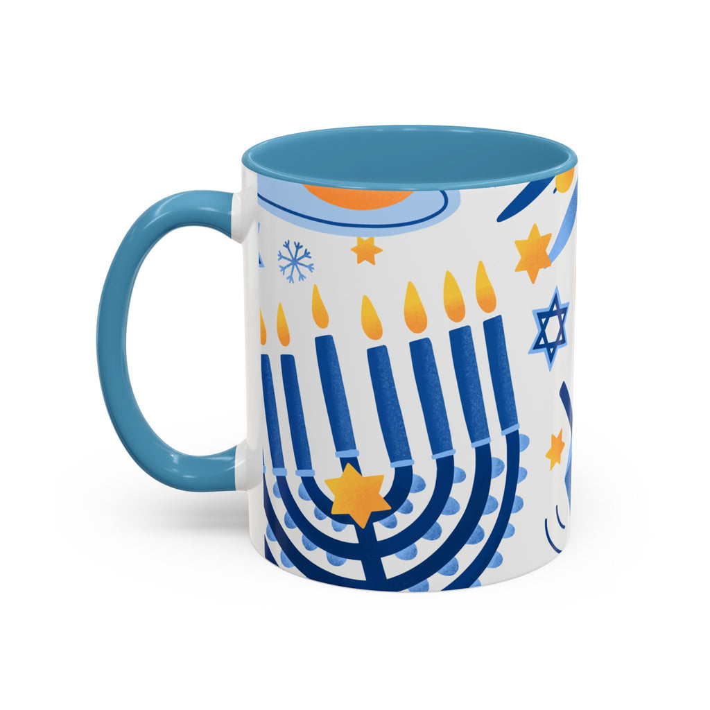 Hanukkah Accent Mug 11 oz