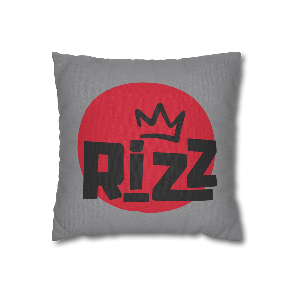 Rizz Spun Polyester Square Pillowcase