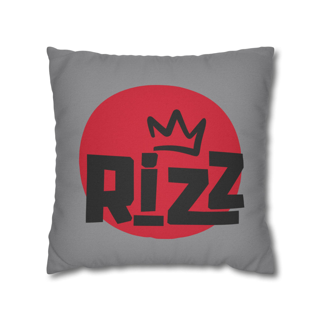 Rizz Spun Polyester Square Pillowcase