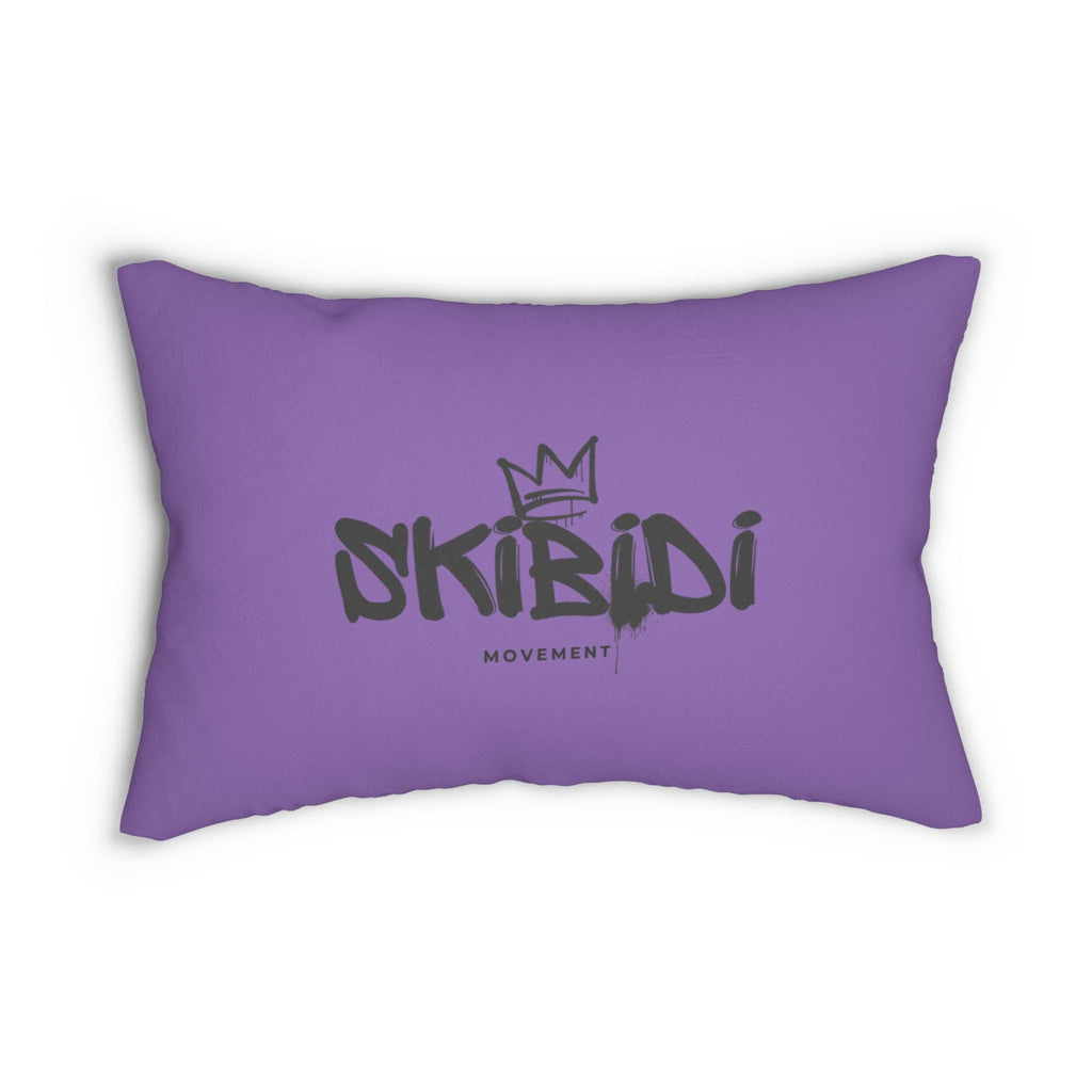 Skibidi Spun Polyester Lumbar Pillow