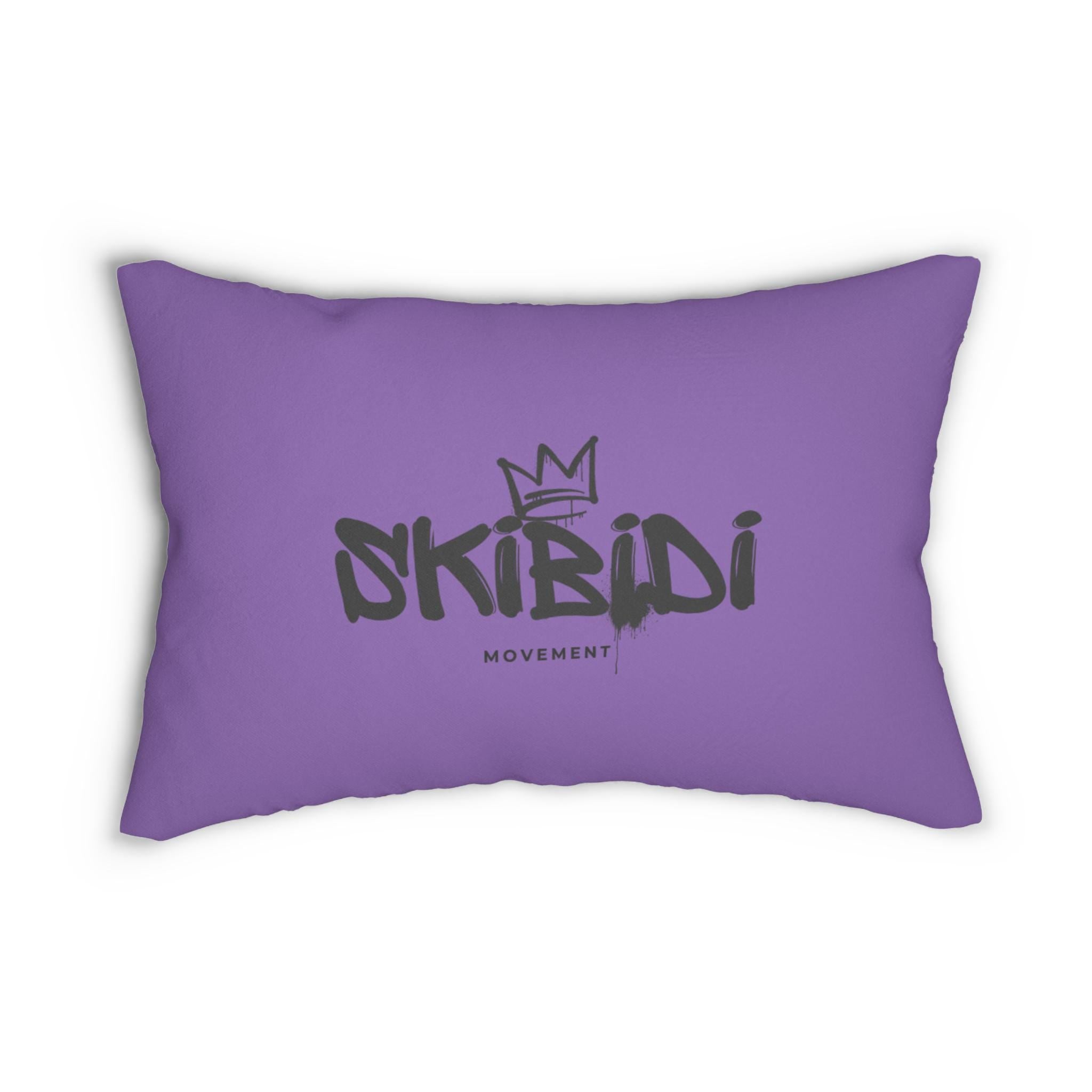 Skibidi Spun Polyester Lumbar Pillow